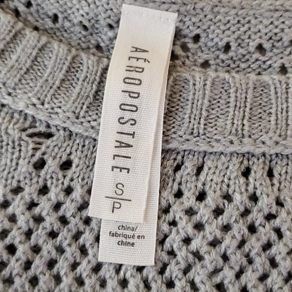 NWOT Aeropostale Pointelle Sweater - Picture 4 of 8